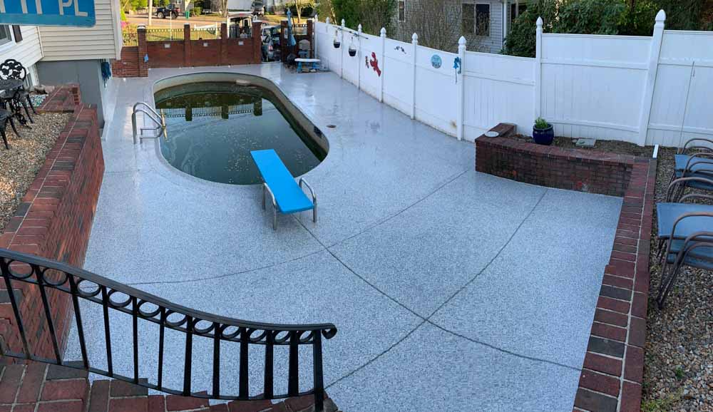 Pool Deck Coating — Norwood MA
